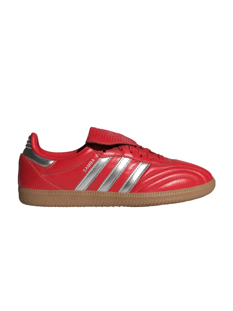 Кроссовки adidas Wmns Samba LT 'Scarlet Silver Metallic Gum' — изображение 1 из 1, серебристый металлик