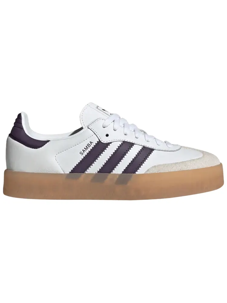 Кроссовки adidas Wmns Sambae 'White Aurora Plum Gum' — изображение 1 из 1, белый
