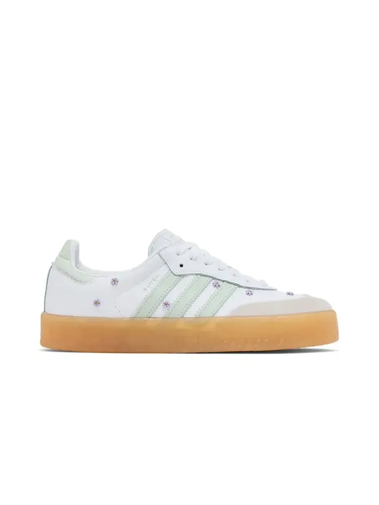 Кроссовки Adidas Wmns Sambae — изображение 1 из 8, белый зеленый