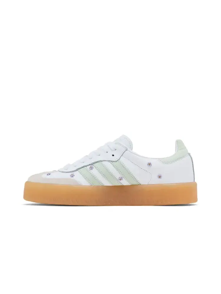 Кроссовки Adidas Wmns Sambae — изображение 3 из 8, белый зеленый