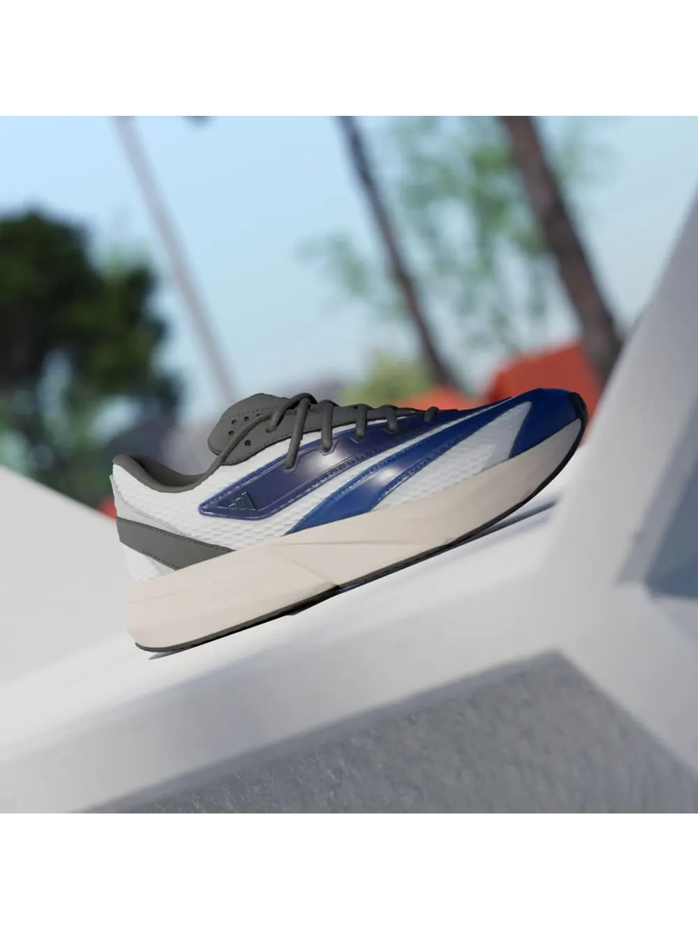 Кроссовки Adidas Lightblaze — изображение 2 из 9, белый/синий/серый