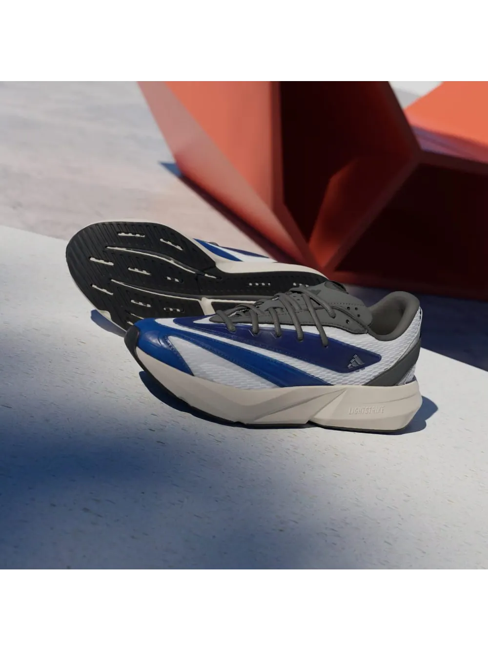 Кроссовки Adidas Lightblaze — изображение 3 из 9, белый/синий/серый