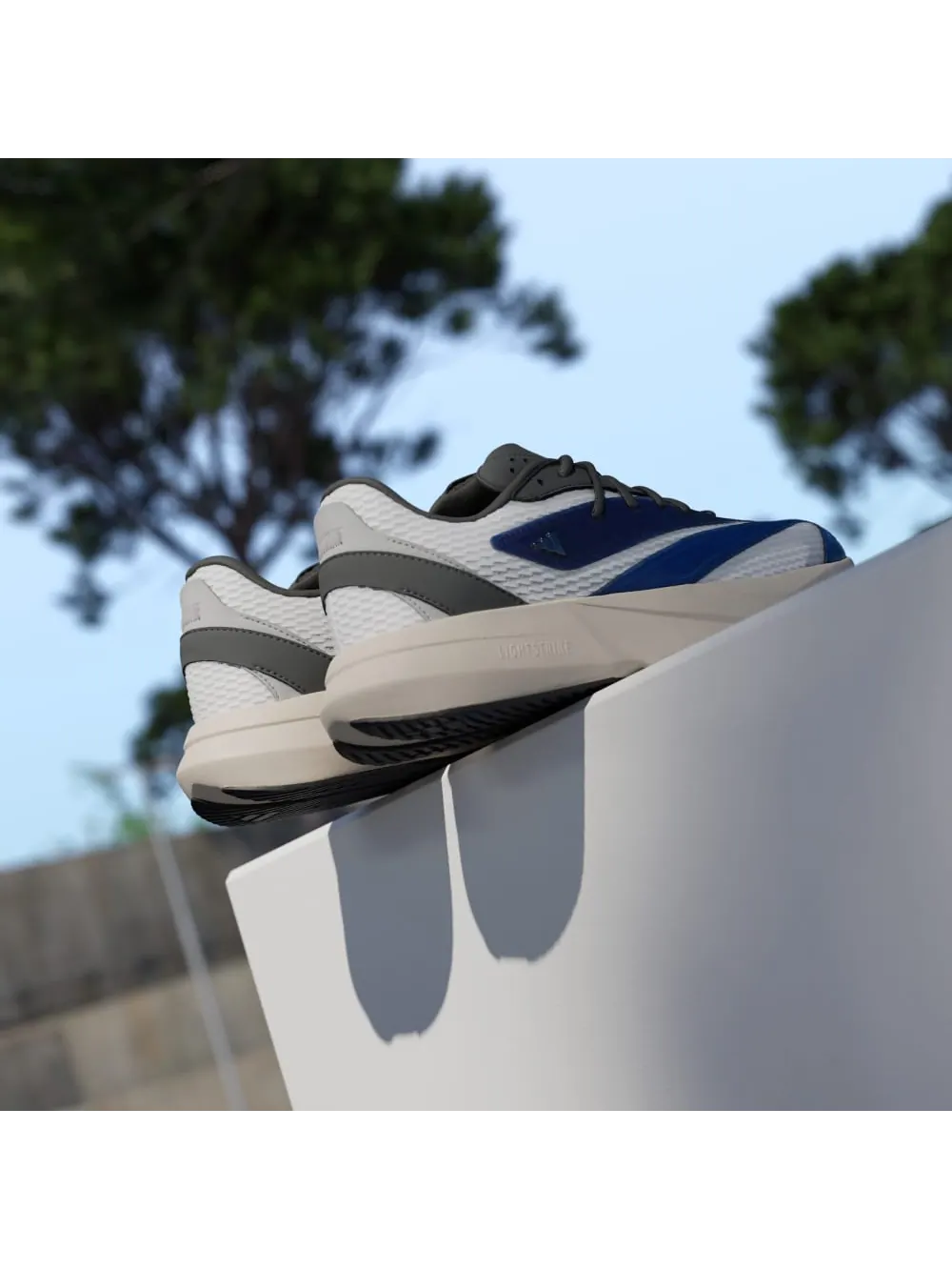 Кроссовки Adidas Lightblaze — изображение 7 из 9, белый/синий/серый
