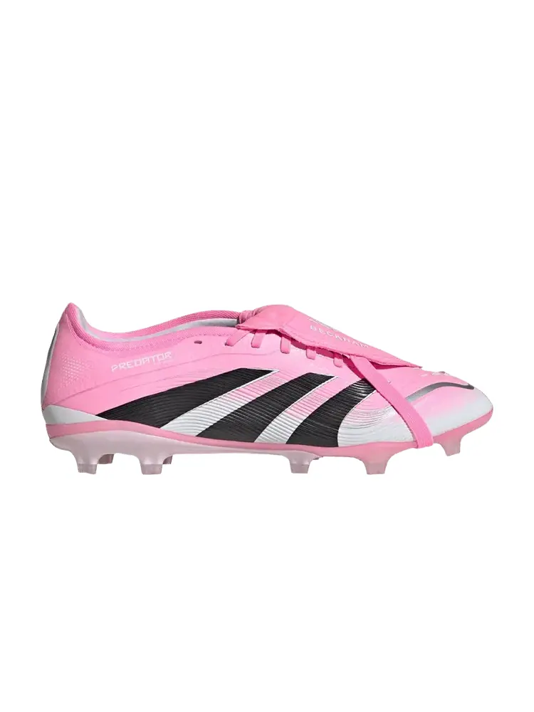 Кроссовки Adidas David Beckham x Predator Pro Foldover Tongue FG, Miami — изображение 1 из 1, розовый