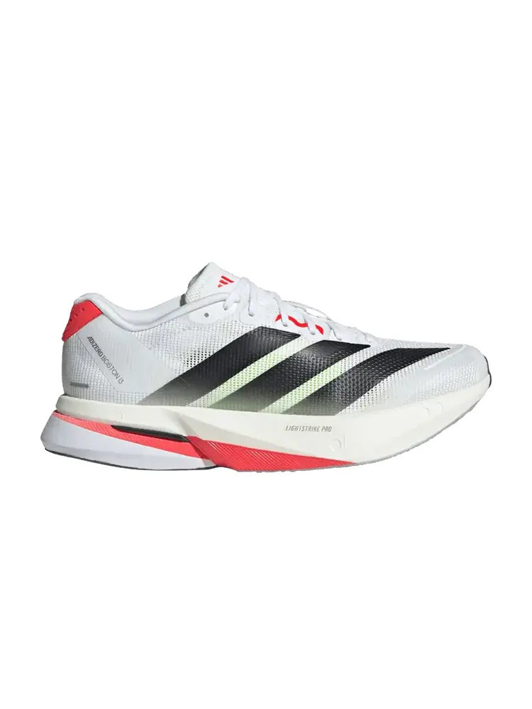 Кроссовки Wmns Adizero Boston 13 'White Black Lucid Red' — изображение 1 из 1, белый черный красный