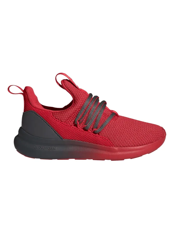 Кроссовки adidas Lite Racer Adapt 7.0 K 'Scarlet Grey' — изображение 1 из 1, серый/белый