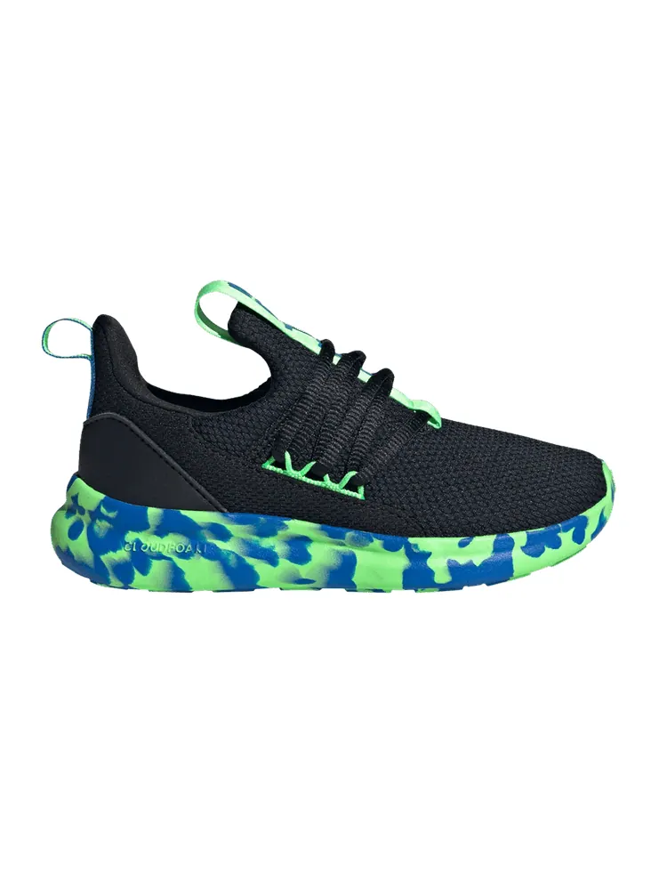 Кроссовки adidas Lite Racer Adapt 7.0 K 'Black Royal Lime' — изображение 1 из 1, черный//яркий