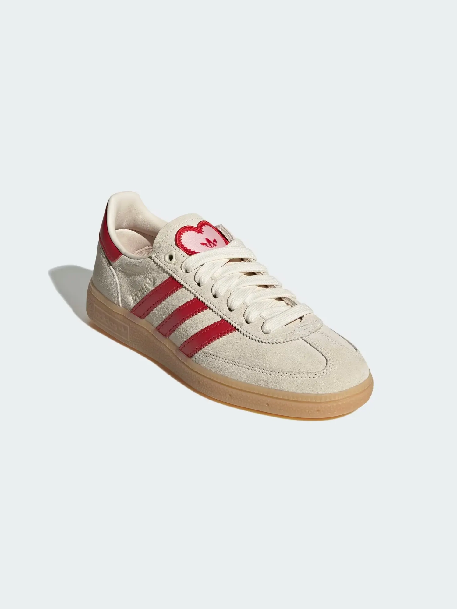 Кроссовки Adidas Handball Spezial KH9044 — изображение 5 из 11, кремовый белый//розовый