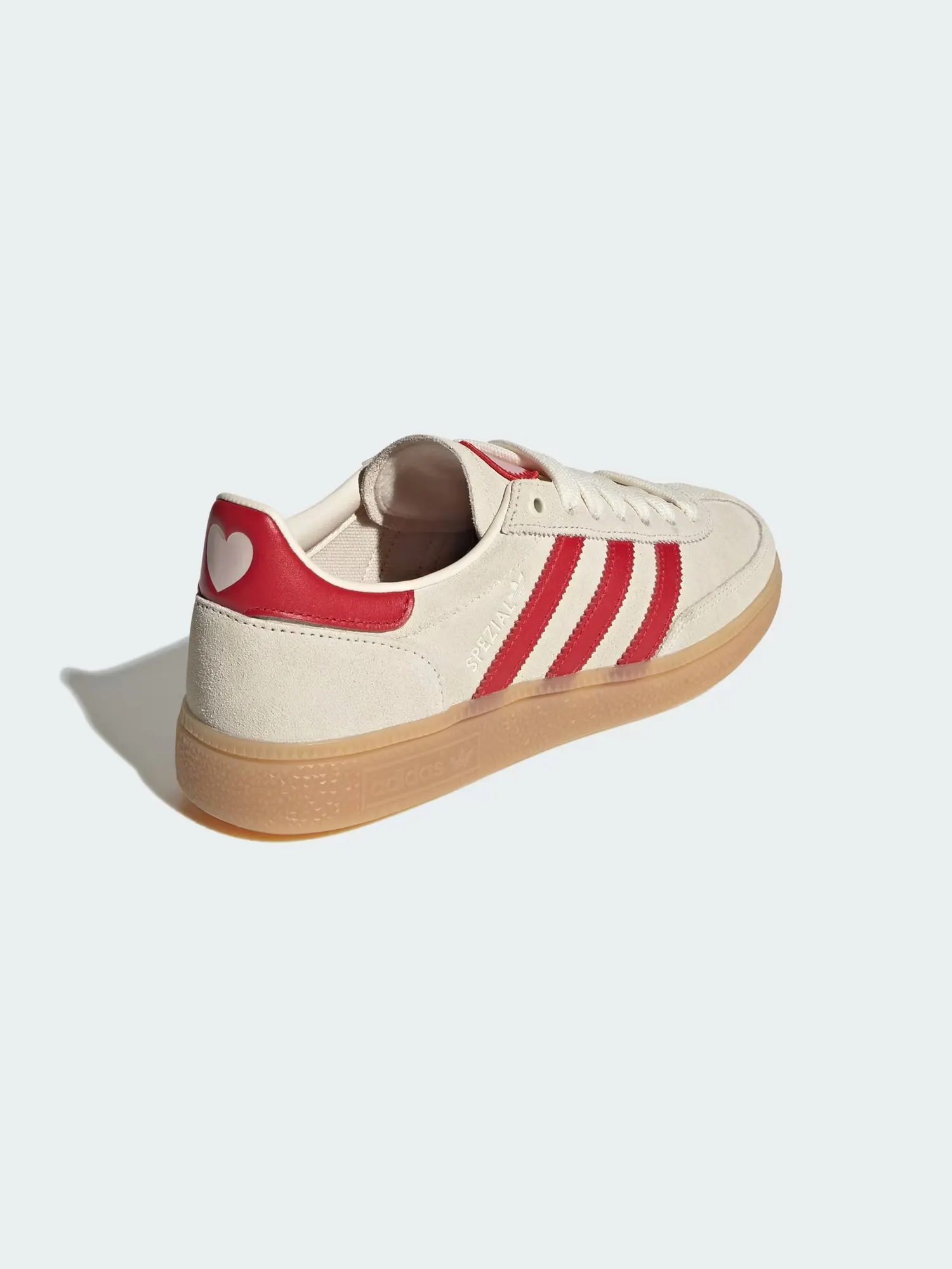 Кроссовки Adidas Handball Spezial KH9044 — изображение 6 из 11, кремовый белый//розовый