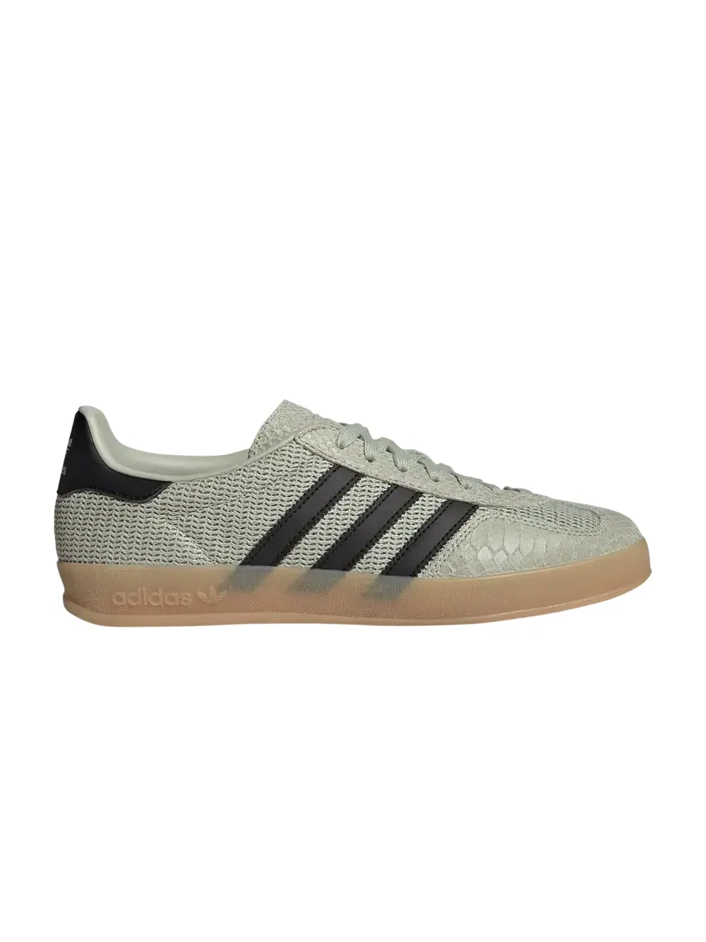 Кроссовки Adidas Gazelle Indoor — изображение 1 из 1, зеленый/черный