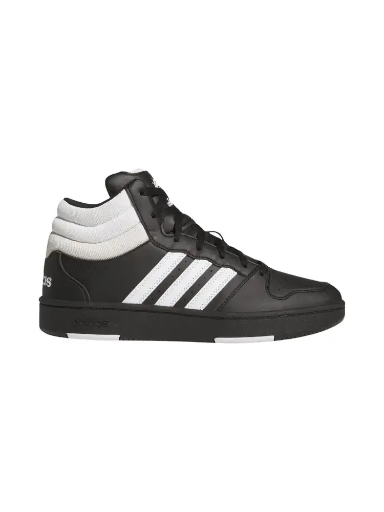 Кроссовки Adidas Hoops Mid 'Core Black Cloud White Orbit Grey' — изображение 1 из 1, черный
