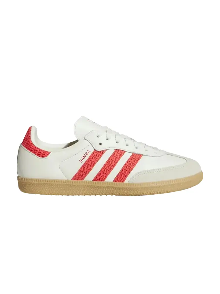 Кроссовки Adidas Wmns Samba OG — изображение 1 из 1, белый красный