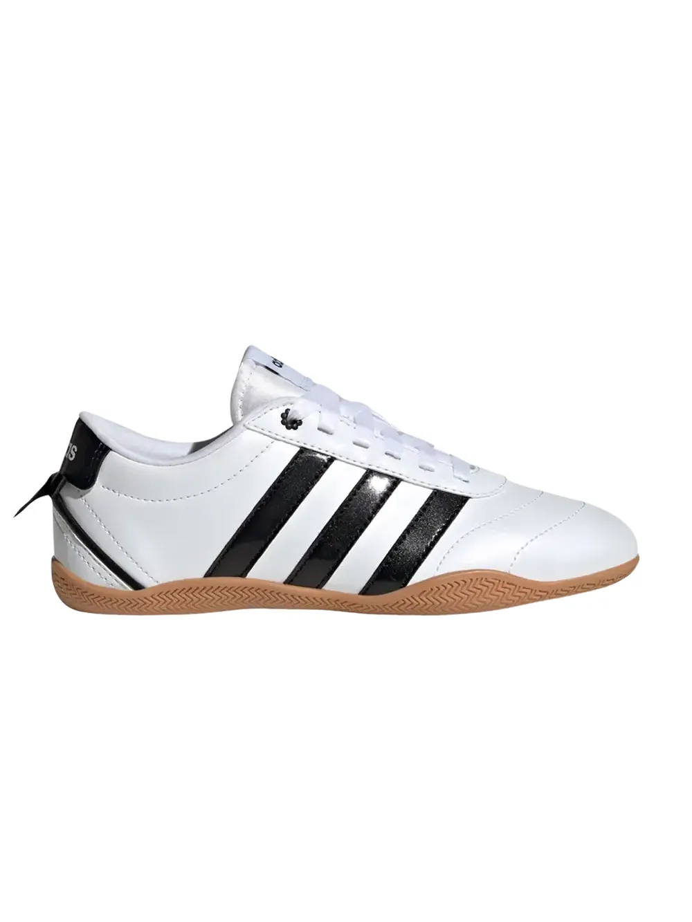 Кроссовки Adidas Grand Court Lo Big Kid — изображение 1 из 1, белый/черный/-желтый