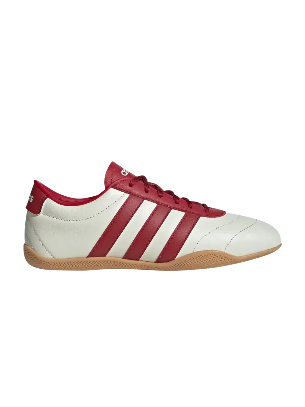 Кроссовки Adidas Wmns Grand Court Lo — изображение 1 из 1, слоновая кость/красный