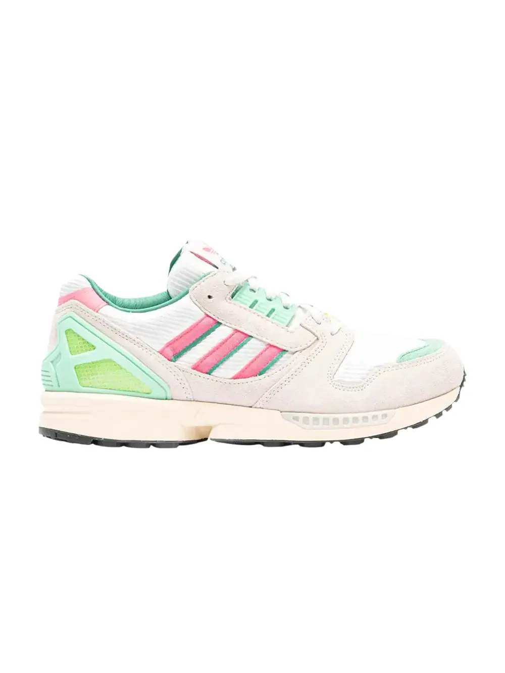 Кроссовки Adidas ZX 8000 Made in Germany — изображение 1 из 1, белый/розовый/зеленый