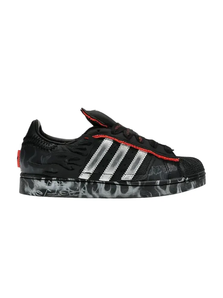 Кроссовки Hellstar x Adidas Superstar 2 — изображение 1 из 1, черный