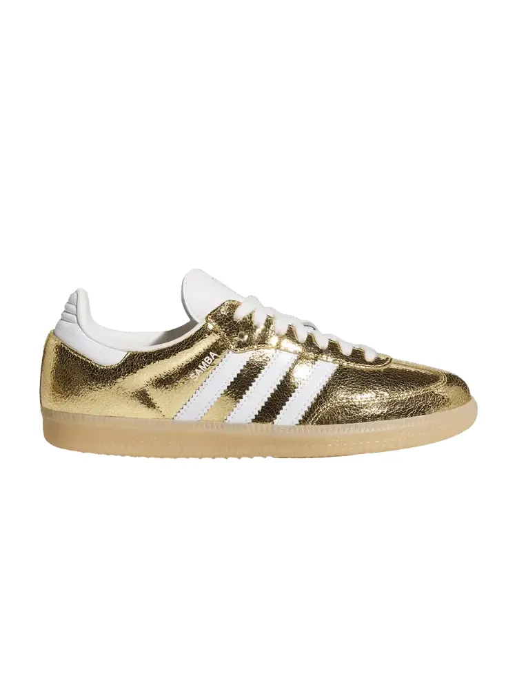 Кроссовки adidas Wmns Samba OG 'Cracked Metallic Pack - Gold' — изображение 1 из 1