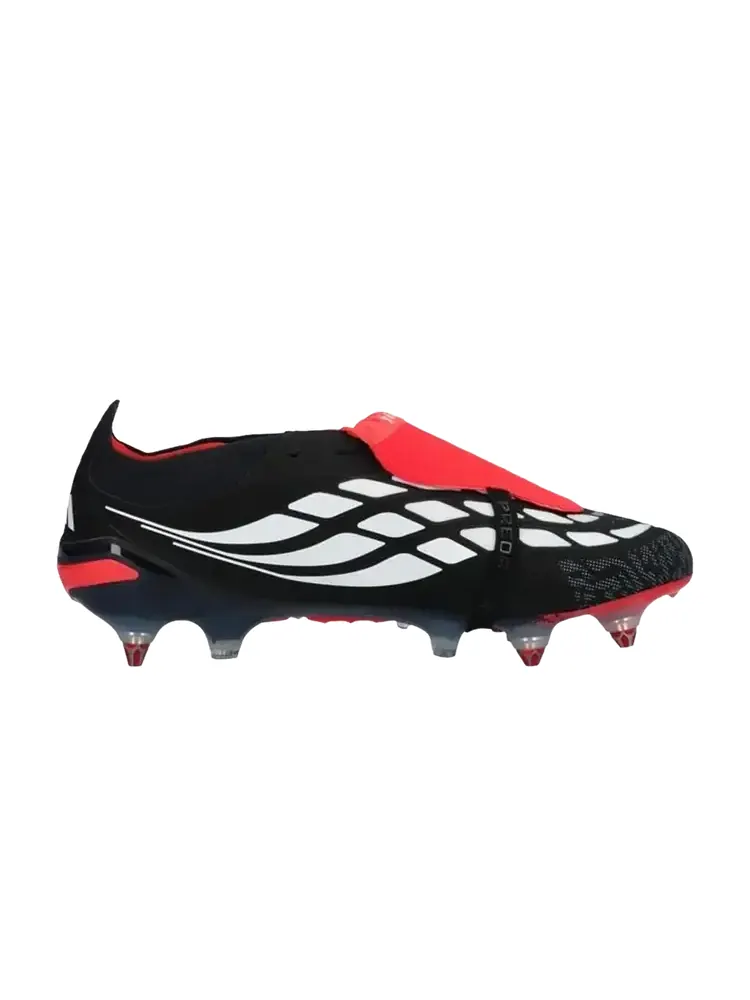 Adidas Predator Elite Fold-Over Tongue SG 'Core Black Cloud White Lucid Red' — изображение 1 из 1, черный