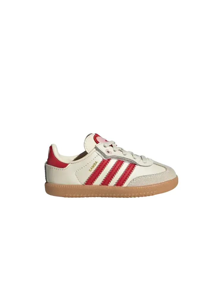 Adidas Samba OG I 'Cream White Better Scarlet Gum' — изображение 1 из 1, бежевый