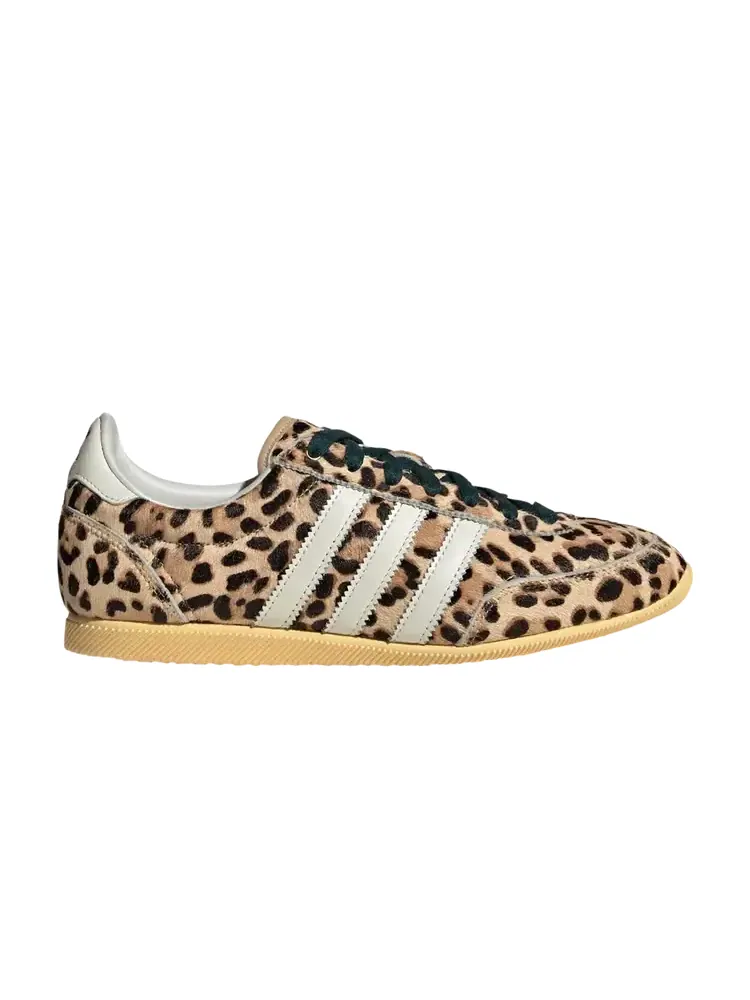 Женские кроссовки Adidas 'Леопардовый принт' (производство Япония) — изображение 1 из 1, бежевый
