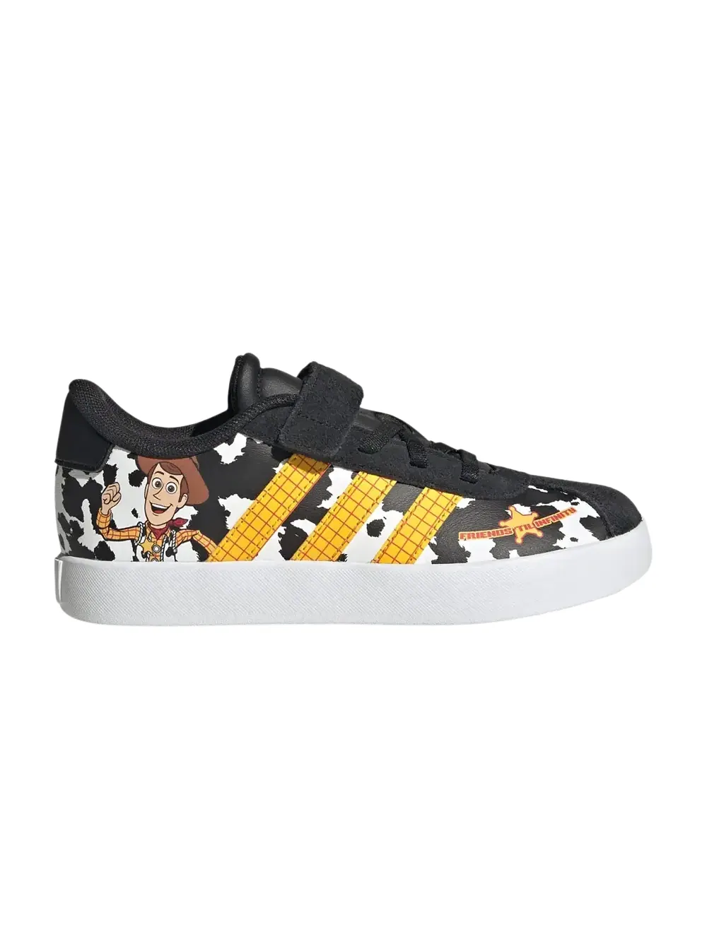 Кроссовки Pixar Toy Story x Adidas Court 3.0 Little Kid — изображение 1 из 1, белый/белый/черный