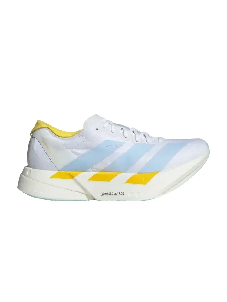 Adidas Wmns Adizero Adios Pro 4 'Cloud White Glow Blue Yellow' — изображение 1 из 1, синий