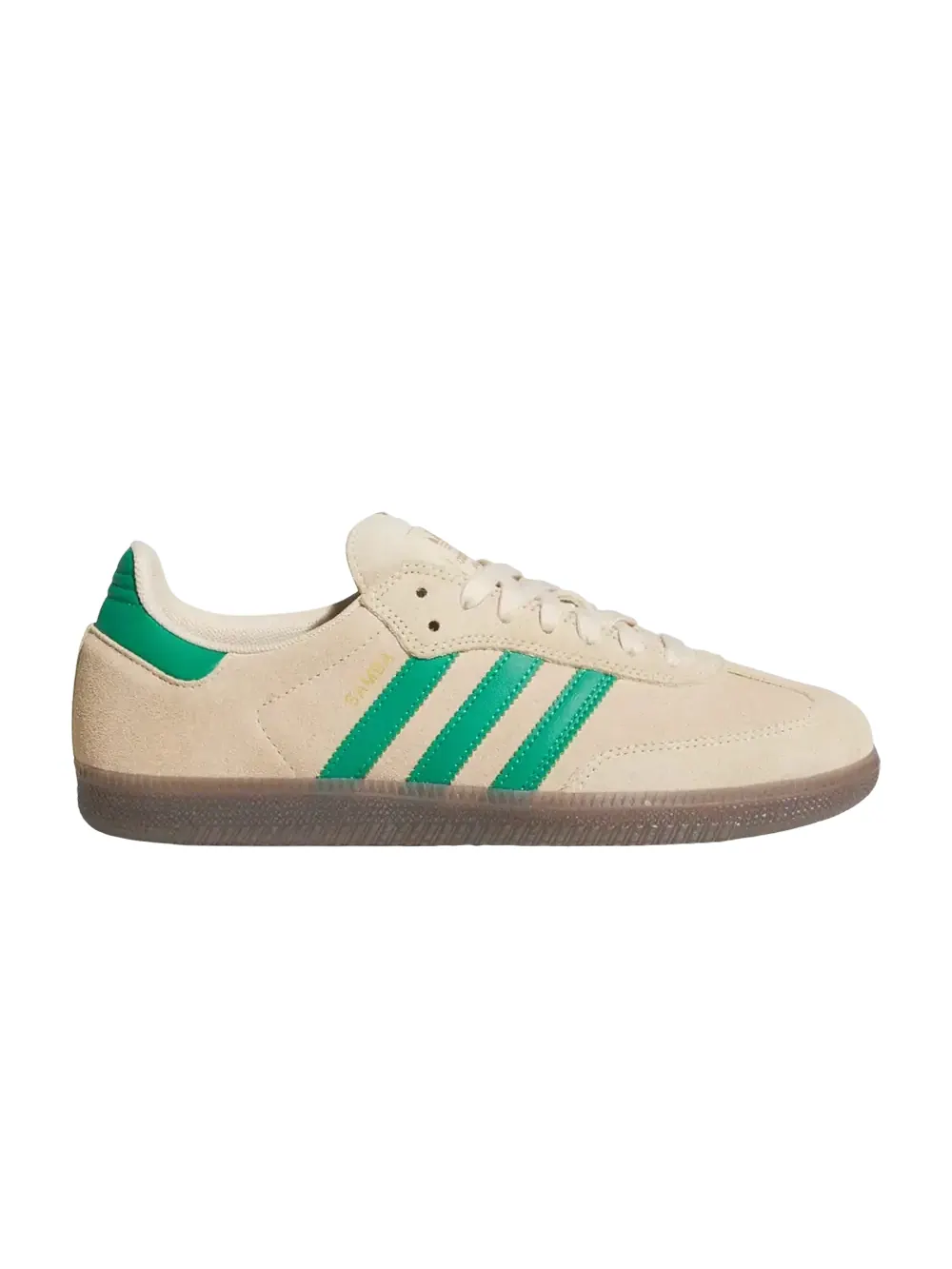Кроссовки Adidas Samba ADV — изображение 1 из 1, песочный/зеленый