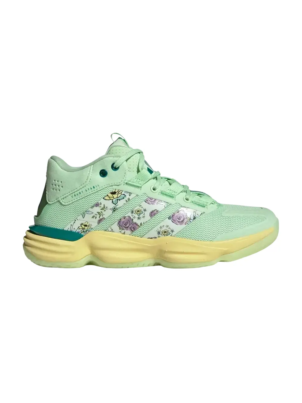 Женские кроссовки Adidas Court Stabil Indoor — изображение 1 из 1, зеленый/зеленый/зеленый