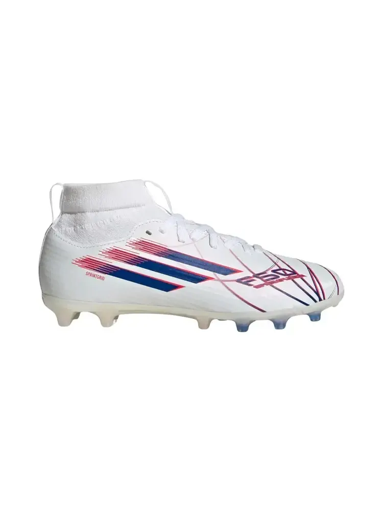 Adidas F50 Sparkfusion League Mid FG AG Little Kid 'Cloud White Royal Blue' — изображение 1 из 1, белый
