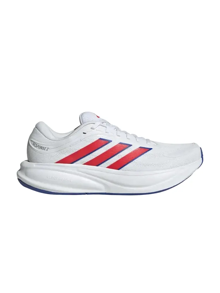 Adidas Response 2 'Cloud White Pure Ruby Core Black' — изображение 1 из 1, белый