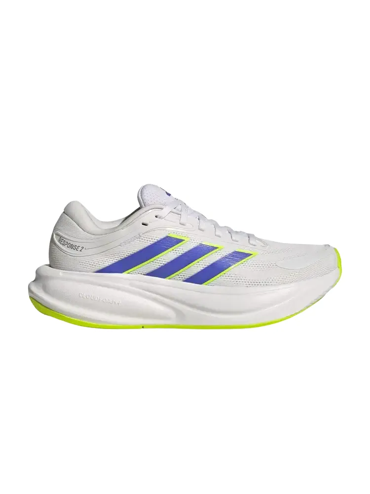Кроссовки Adidas Wmns Response 2 'Cloud White Cobalt Blue Lucid Lemon' — изображение 1 из 1, белый