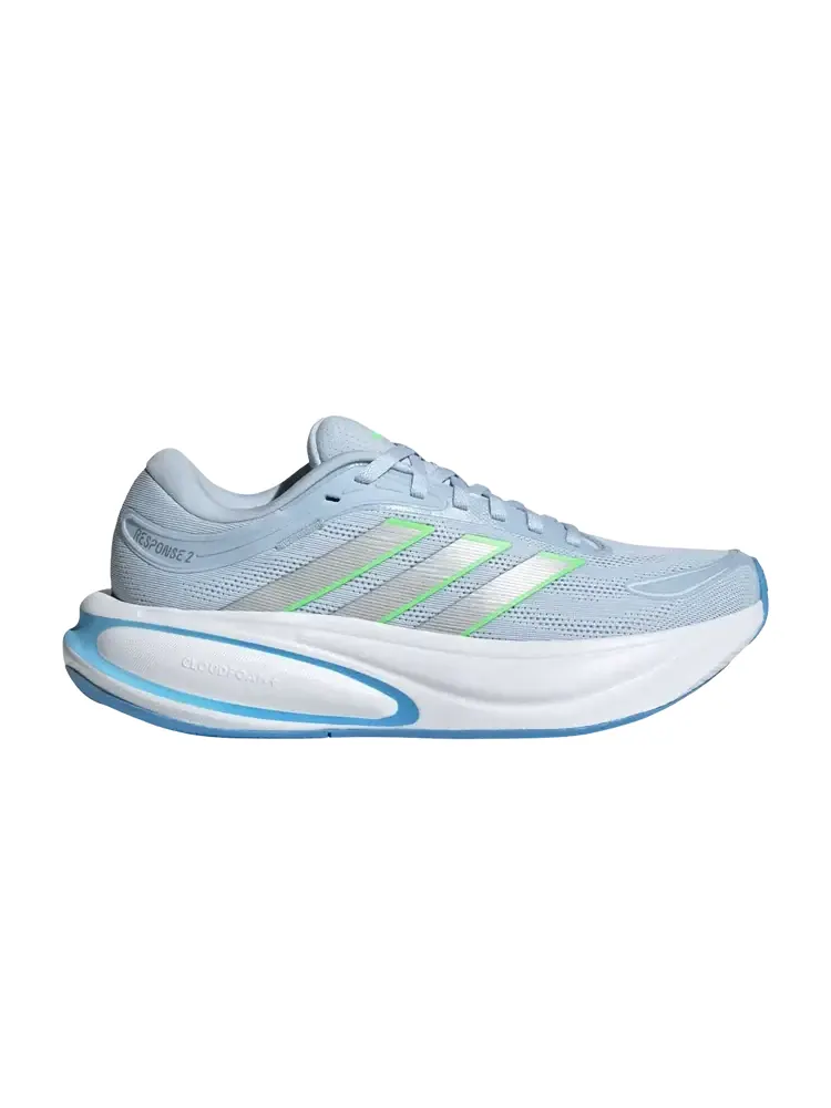 Кроссовки Adidas Wmns Response 2 'Crystal Sky Silver Metallic Lime Burst' — изображение 1 из 1, синий