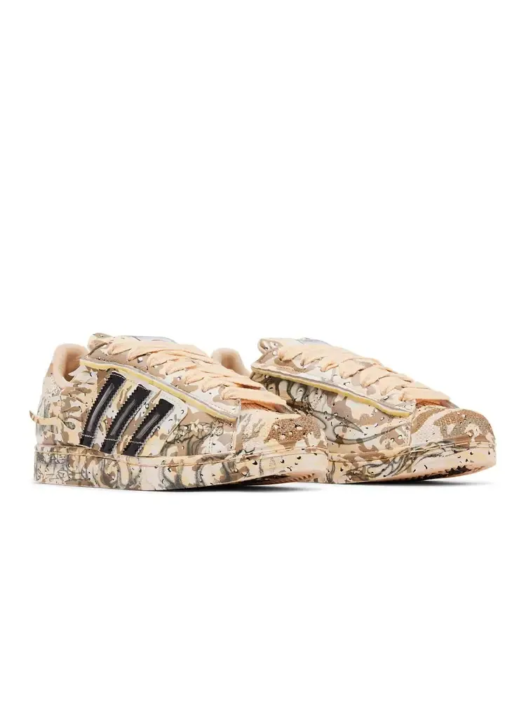 Hellstar x Adidas Superstar, камуфляж «Desert Camo» — изображение 8 из 8, белый