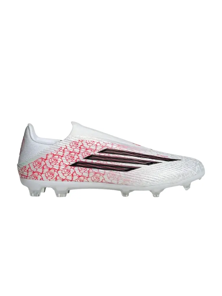 Кроссовки Lamine Yamal x Adidas F50 League Laceless FG MG — изображение 1 из 1, белый черный красный