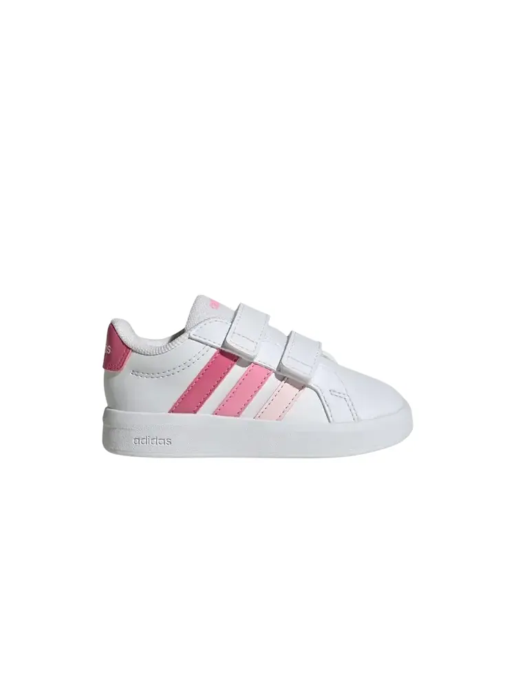 Кроссовки Adidas Grand Court 3.0 TD 'Cloud White Pink Fusion' — изображение 1 из 1, белый