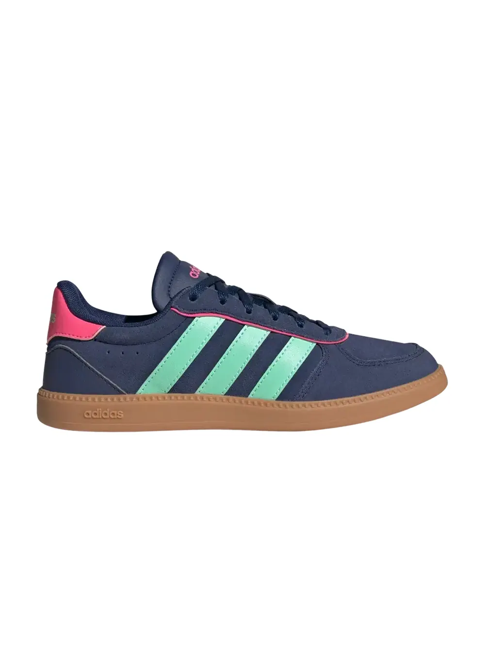 Кроссовки Adidas Breaknet Sleek Big Kid — изображение 1 из 1, темный синий//розовый