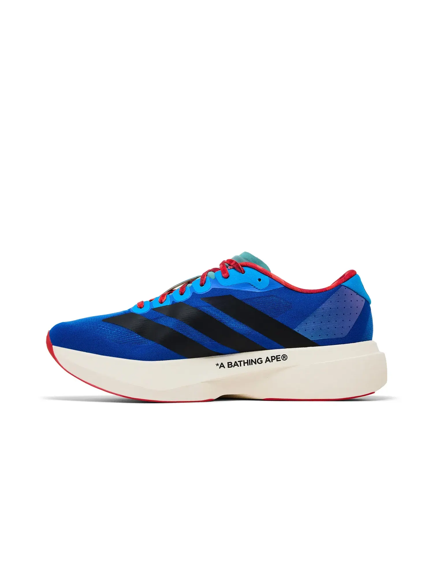 Кроссовки BAPE x Adidas Adizero Evo SL — изображение 3 из 9, синий/зеленый/мульти
