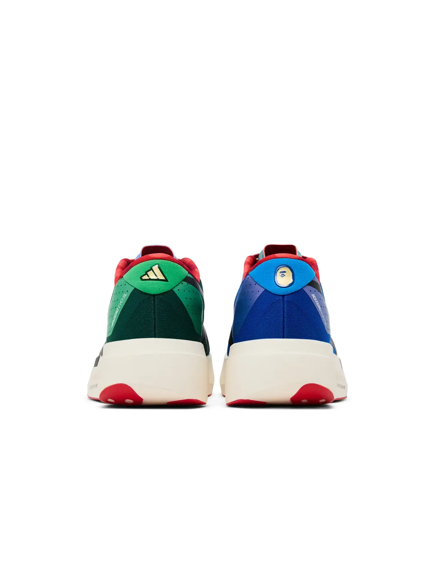 Кроссовки BAPE x Adidas Adizero Evo SL — изображение 6 из 9, синий/зеленый/мульти