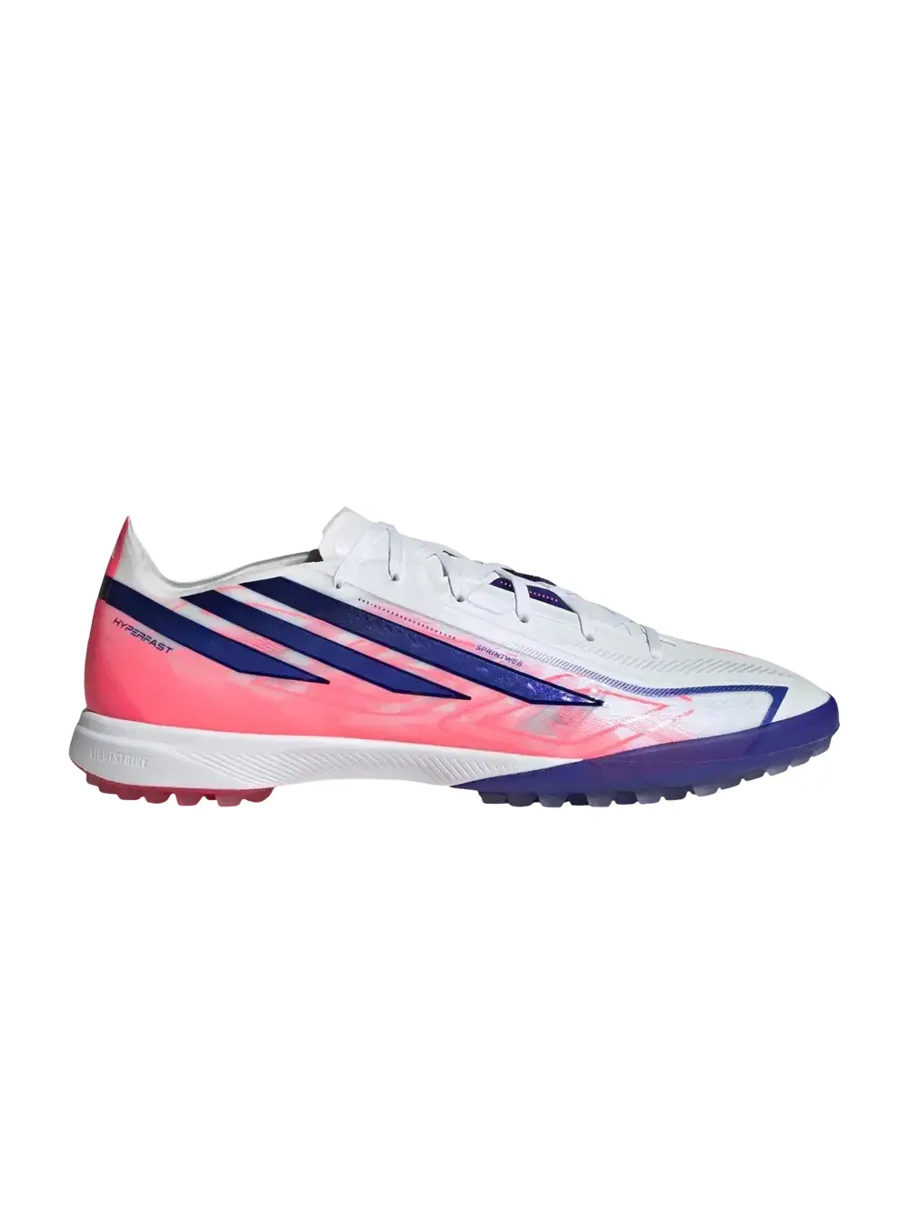 Кроссовки Adidas F50 Hyperfast Pro TF — изображение 1 из 1, белый/фиолетовый