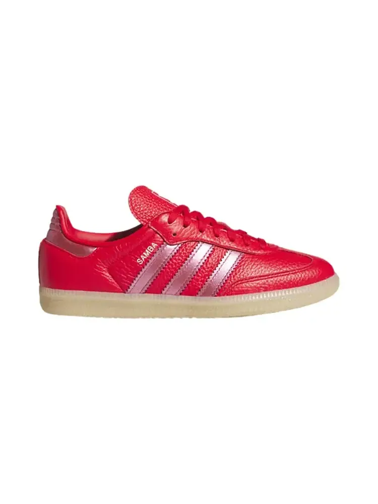 Кроссовки Adidas Samba OG Big Kid — изображение 1 из 1, красный фиолетовый