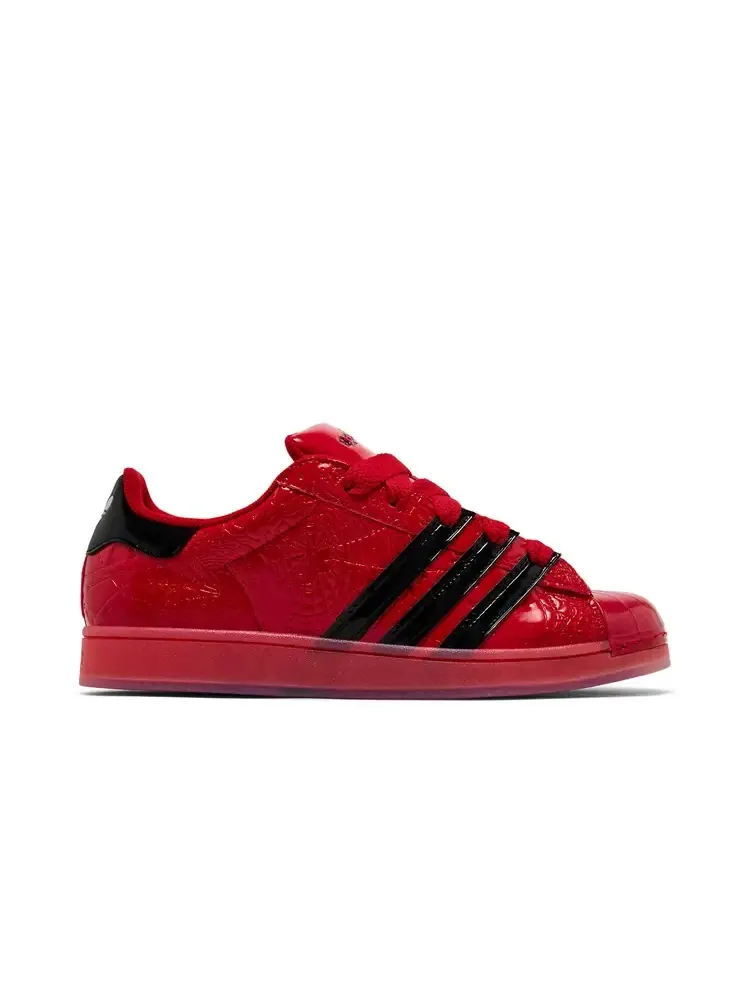 Sp5der x Adidas Superstar 'Black Silver Metallic' — изображение 1 из 8, белый