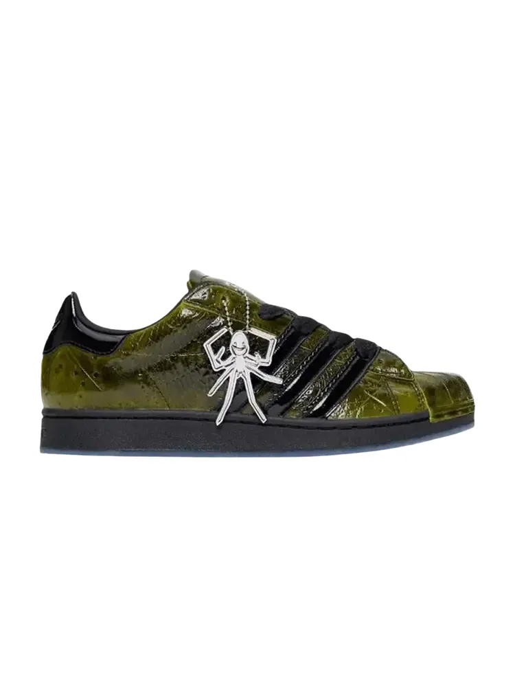 Образец Sp5der x Adidas Superstar 'Yellow Black' — изображение 1 из 1, желтый