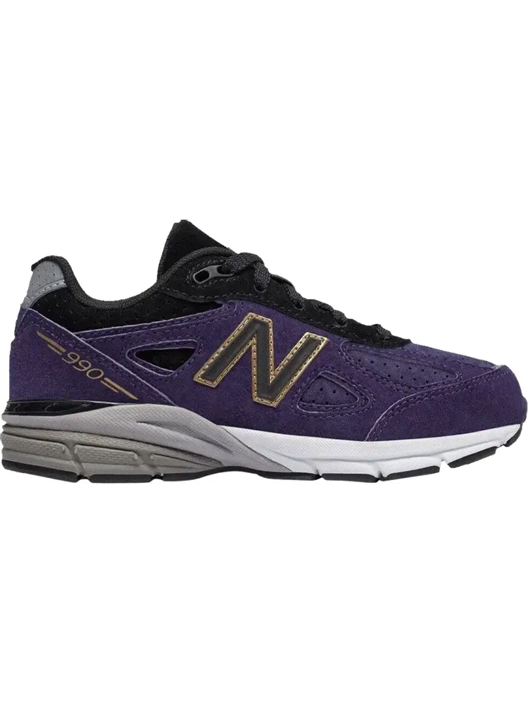 Кроссовки New Balance 990v4 Big Kid 'Dark Purple' — изображение 1 из 1, фиолетовый