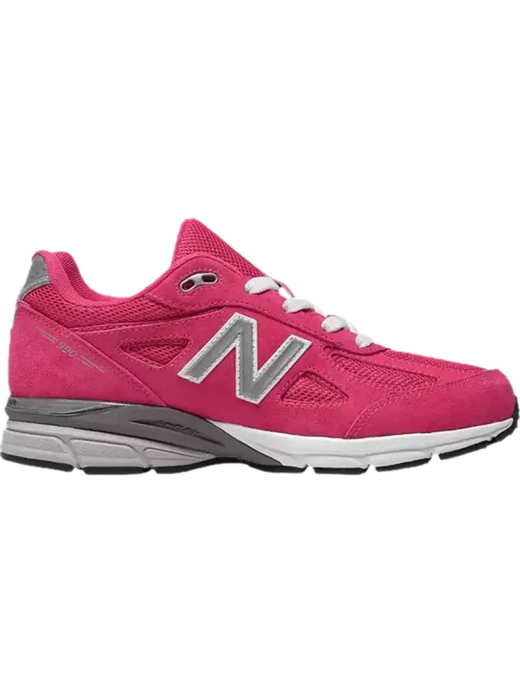 Лимитированные кроссовки New Balance 990v4 Kid 'Pink Silver' — изображение 1 из 1, розовый