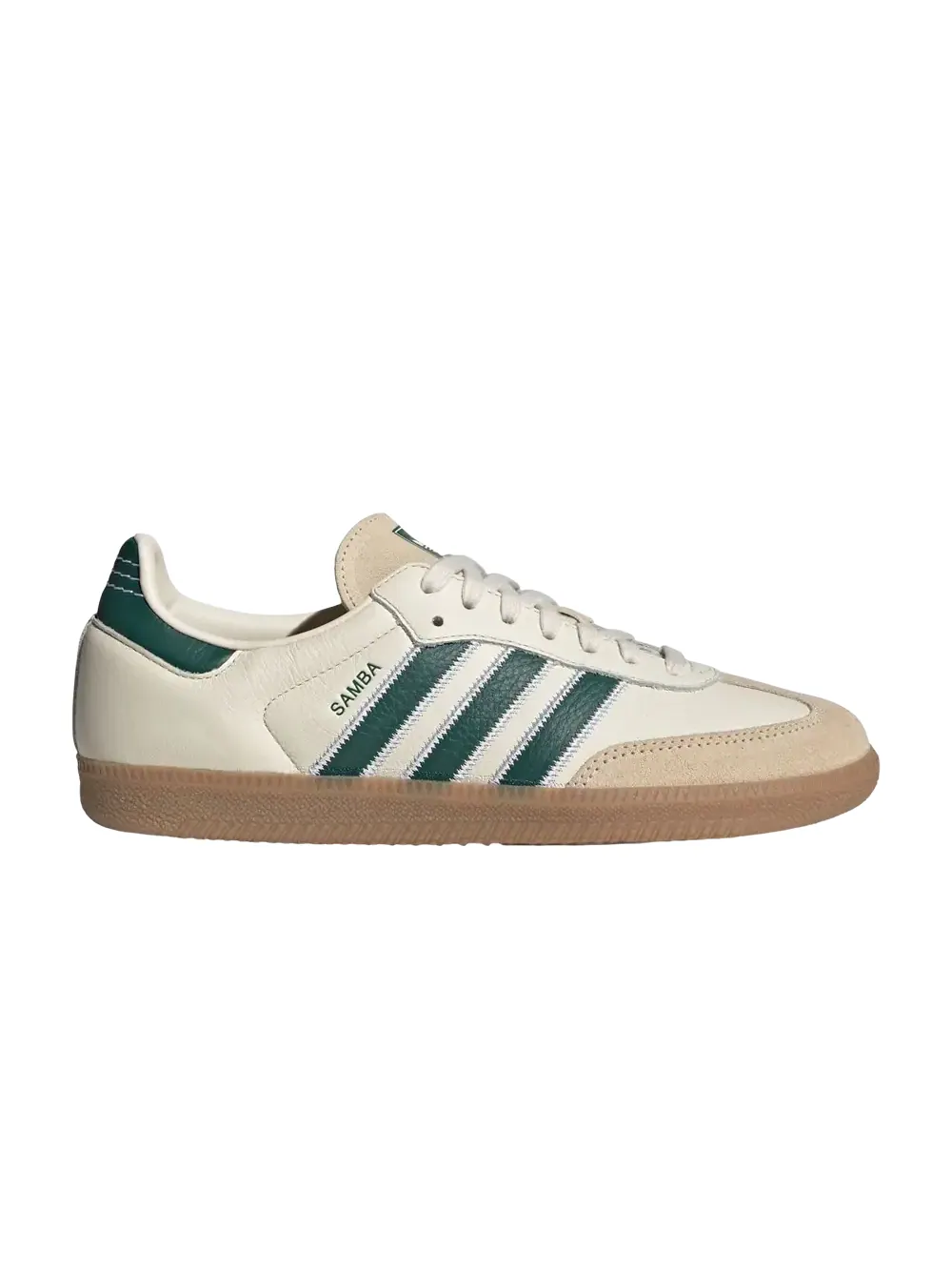 Кроссовки Adidas Samba OG — изображение 1 из 1, кремовый белый/зеленый