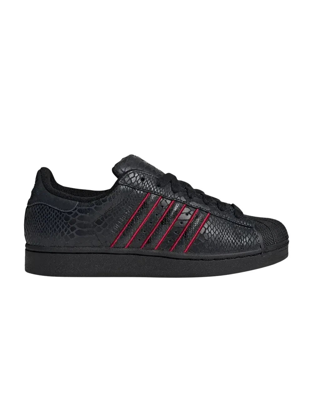 Кроссовки Adidas Superstar II — изображение 1 из 1, черный/красный/черный