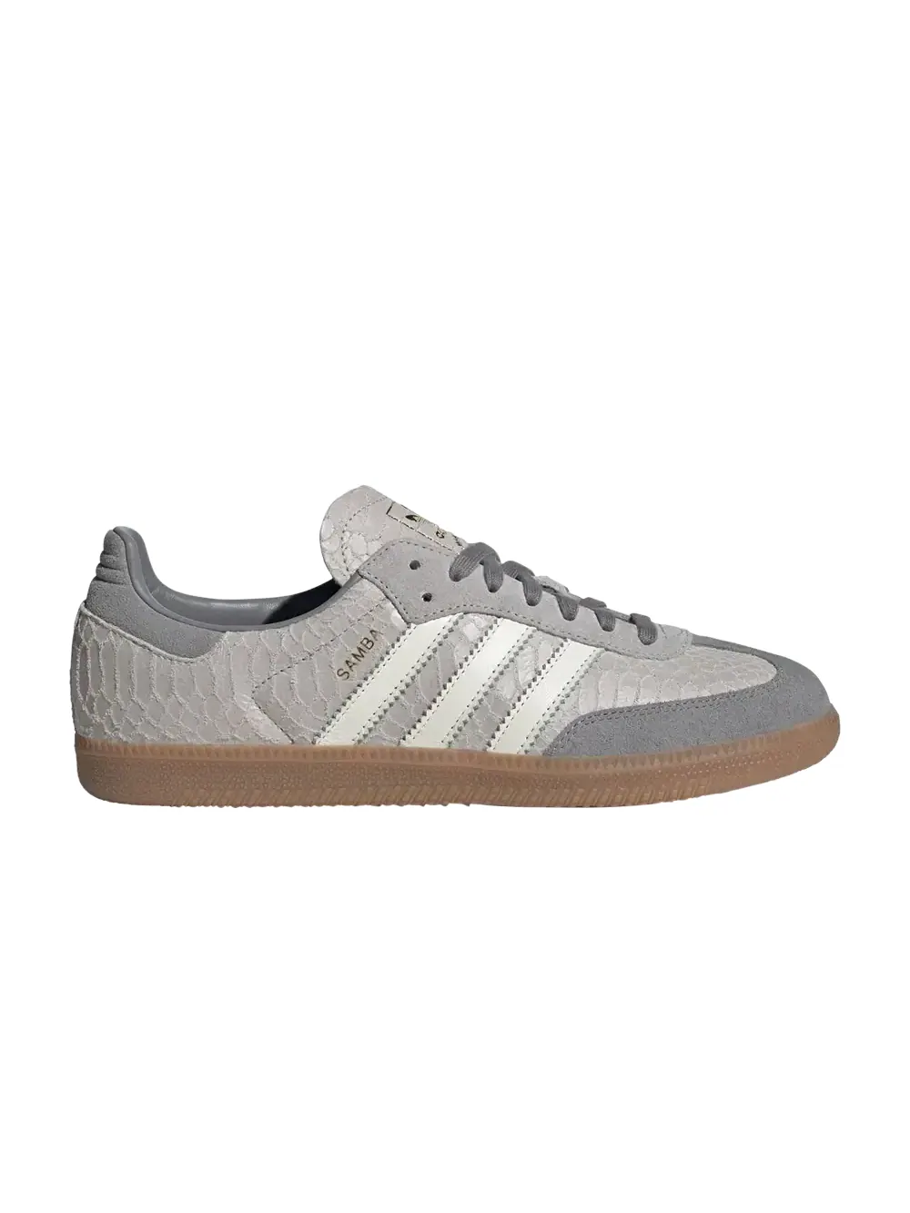 Кроссовки Adidas Samba OG Grey Off White — изображение 1 из 1, серый/белый