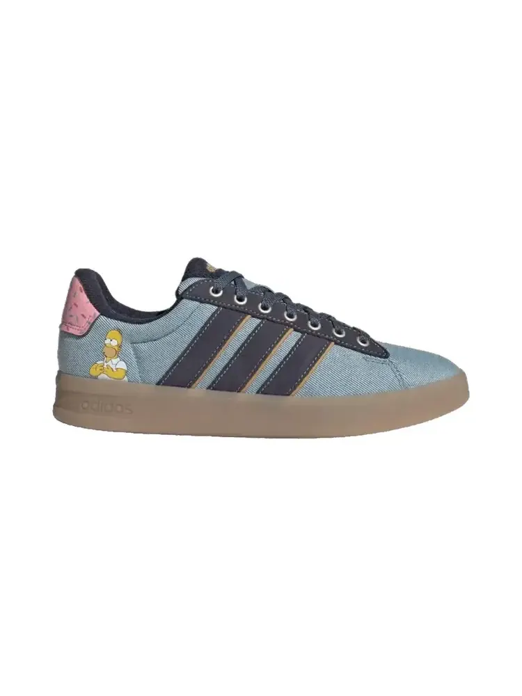 Кроссовки Disney x Adidas Grand Court 'Simpsons' — изображение 1 из 1, синий