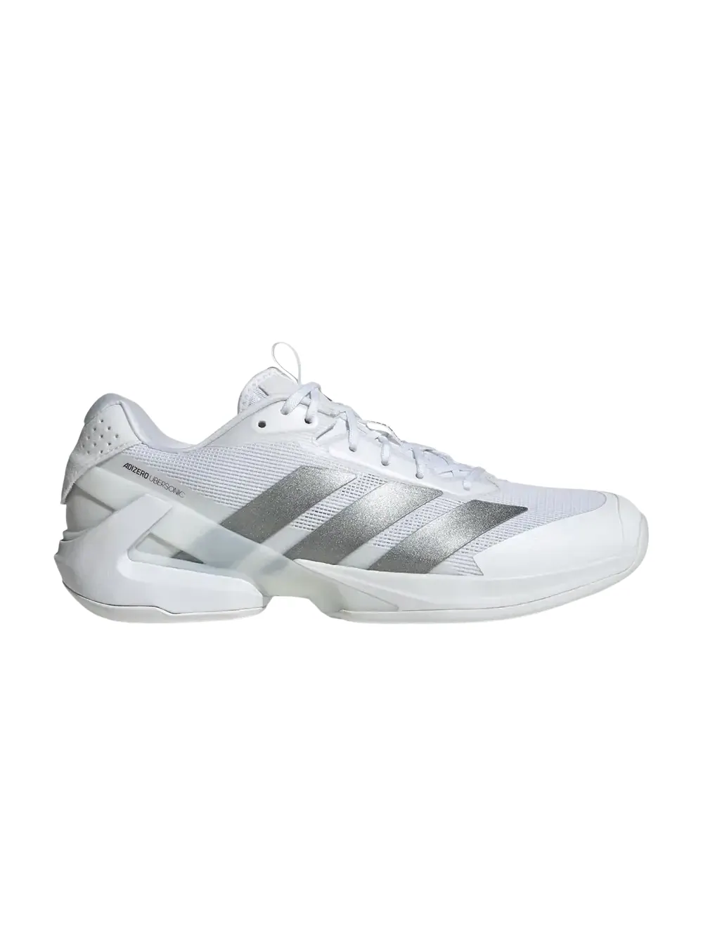 Кроссовки Adidas Adizero Ubersonic 5 Tennis — изображение 1 из 1, белый/серый металлик