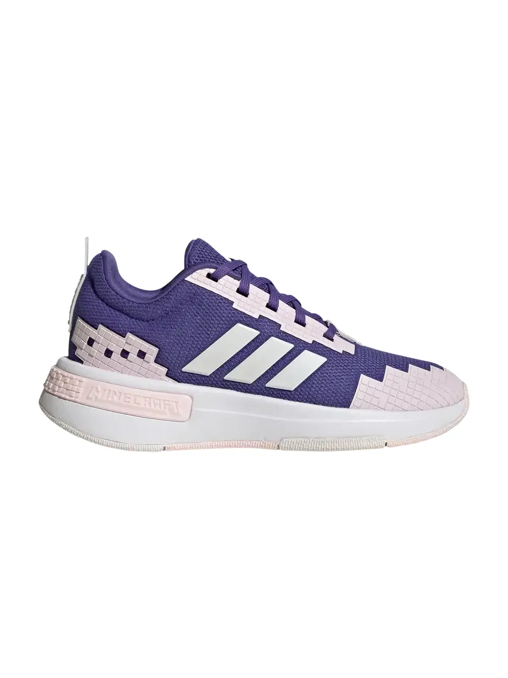Кроссовки Adidas Pro Big Kid — изображение 1 из 1, фиолетовый/белый/розовый